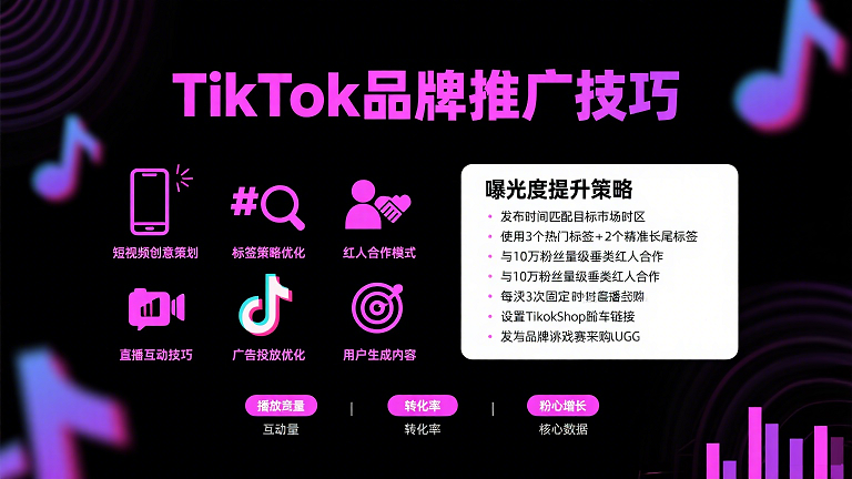 TikTok品牌推广技巧提升品牌曝光度