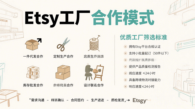 卖家Etsy工厂合作模式