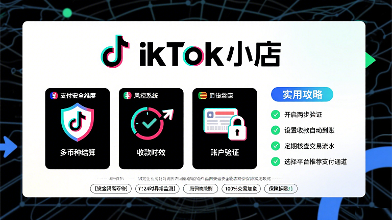 TikTok小店跨境支付安全收款