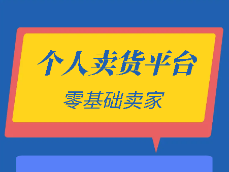 个人卖货平台零基础卖家